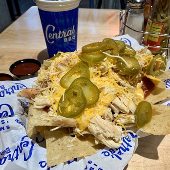Central BBQ - BBQ chicken nachos, "regular" size. - Barbeque Near Me - Nashville, Tennessee