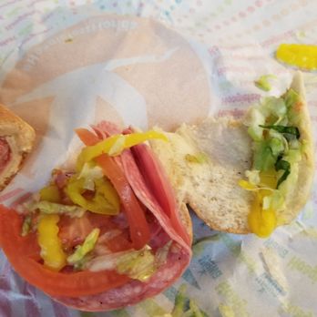Wawa - Sadly no oil no vinegar no pepper very little lettuce  No parmesan.  And no hot peppers substitute it with. Sadly disappointed ! - Gas Stations Near Me - Daytona Beach, Florida