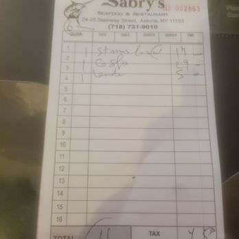 Sabry's - Seafood Near Me - Astoria, New York