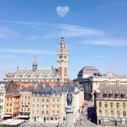 Grand Place - La vue de la Grand Place depuis le 4ème étage du Furet du Nord