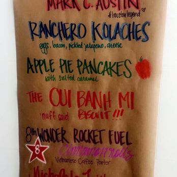 Fluff Bake Bar - And today's breakfast menu goes a little something like this... - Bakeries Near Me - Houston, Texas