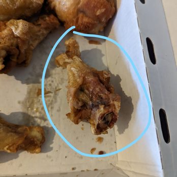 Buffalo Wild Wings - Looks like it's half eaten already. Can't believe they would sell that. - Sports Bars Near Me - Mesa, Arizona Buffalo Wild Wings - Looks like it's half eaten already. Can't believe they would sell that. - Sports Bars Near Me - Mesa, Arizona