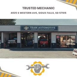 Exterior outside entrance of Team Automotive - trusted mechanic - Sioux Falls, South Dakota Exterior outside entrance of Team Automotive - trusted mechanic - Sioux Falls, South Dakota