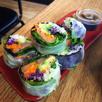 Koriente - Smoked Salmon Tapioca Wrap - Asian Fusion Near Me - Austin, Texas Koriente - Smoked Salmon Tapioca Wrap - Asian Fusion Near Me - Austin, Texas