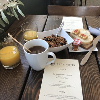 Olea Hotel - Continental breakfast treats to start! - Hotels Near Me - Glen Ellen, California