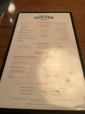 Menu photo 6 Caroline's Oyster Bar Charlotte, NC Menu photo 6 Caroline's Oyster Bar Charlotte, NC