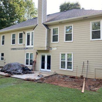 Innovative Woodworks - Old deck removed; enlarging footprint - Patio Coverings Near Me - Johns Creek, Georgia