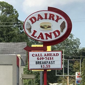 Dairy-Land - Sign and phone number - American Near Me - Walterboro, South Carolina Dairy-Land - Sign and phone number - American Near Me - Walterboro, South Carolina