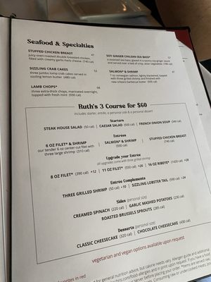 Menu photo 5 Ruth's Chris Steak House Pasadena, CA