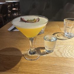 Pizza Express - Passion Fruit Martini with a Shot of Prosecco