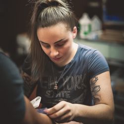 Freedom Ink Tattoo - Jordan at work
