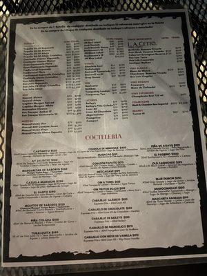 Menu photo 1 El Mariachi Guadalajara, JAL