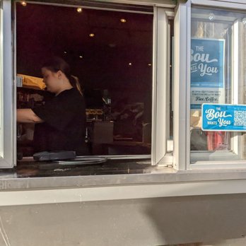 Caribou Coffee - Pickup window. Nice barista! - Coffee & Tea Near Me - Bloomington, Minnesota