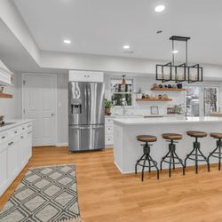 Onestop Kitchen & Bath - Waldorf - White and Light Gray Kitchen Remodeling Idea