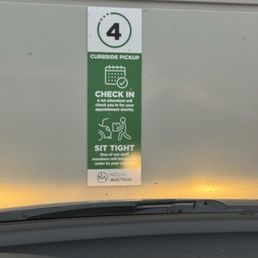 Numbered parking spaces Numbered parking spaces