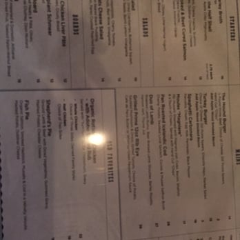 Hudson Hound - Main meal menu. - Irish Pub Near Me - New York, New York