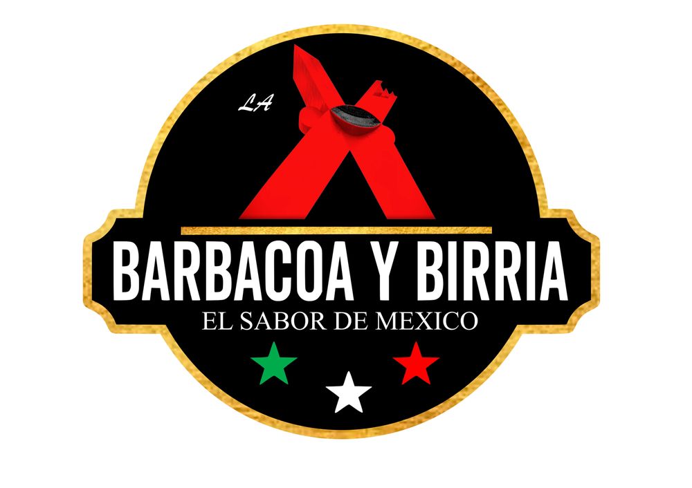 La X Birria Y Barbacoa Logo
