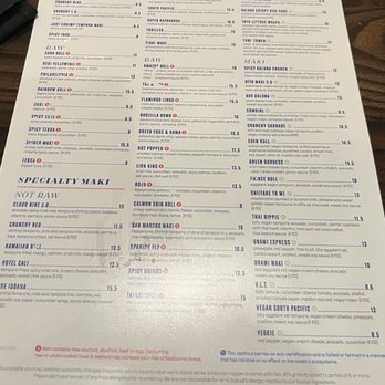 Blue Sushi Sake Grill - Menu - Sushi Bars Near Me - Westlake, Ohio Blue Sushi Sake Grill - Menu - Sushi Bars Near Me - Westlake, Ohio