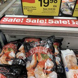 Jewel-Osco - The Jewel lady told me, the $19.98 shrimp is the sale shrimp. Not the one picture in the ad. They do not have the one in the ad.