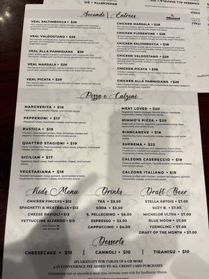 Menu photo 5 Mimmo's Ristorante Pizzeria Laurel, MS