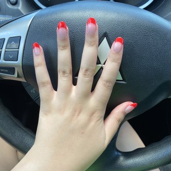 Grand Nail Spa - First attempt at almond nails - Nail Salons Near Me - Denton, Texas Grand Nail Spa - First attempt at almond nails - Nail Salons Near Me - Denton, Texas