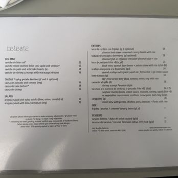 Celeste - Menu - Peruvian Near Me - Somerville, Massachusetts Celeste - Menu - Peruvian Near Me - Somerville, Massachusetts