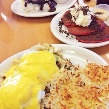 BabyStacks Cafe - Kalua Eggs Benedict, Red Velvet Pancakes w/cream cheese syrup & scrambled eggs loco moco w/Mac salad - Breakfast & Brunch Near Me - Henderson, Nevada BabyStacks Cafe - Kalua Eggs Benedict, Red Velvet Pancakes w/cream cheese syrup & scrambled eggs loco moco w/Mac salad - Breakfast & Brunch Near Me - Henderson, Nevada