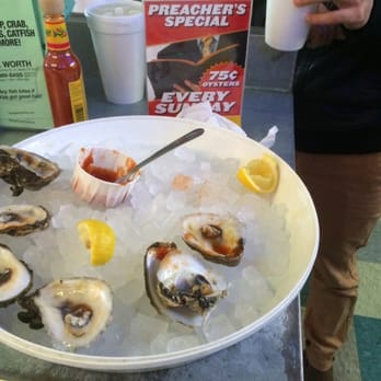 Flying Fish - On Sundays .75 cents oyster. - Cajun/Creole Near Me - Fort Worth, Texas