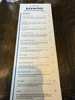 Menu photo 4 Cafe Raymond Pittsburgh, PA