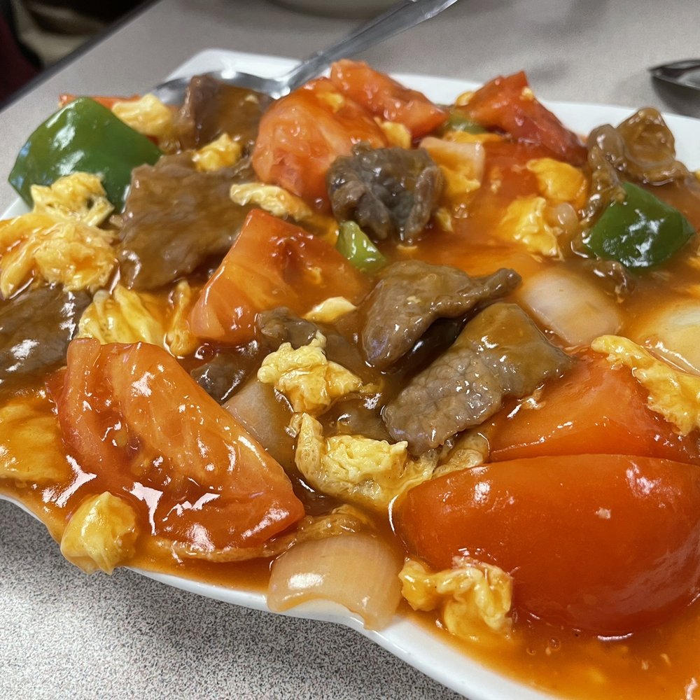 Top Cafe - Tomato egg with beef - Chinese Near Me - Milpitas, California Top Cafe - Tomato egg with beef - Chinese Near Me - Milpitas, California