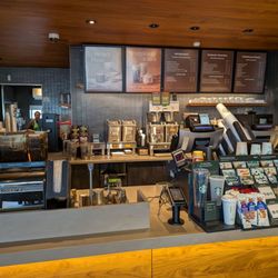 Menu and prep area