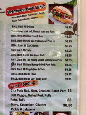 Menu photo 1 Tram's Cafe Palm Coast, FL