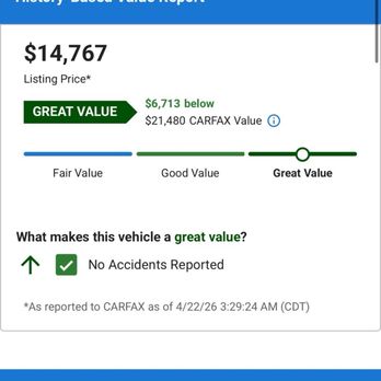 Route 17 Mitsubishi - Carfax that I showed when they said the price had increased. - Car Dealers Near Me - Ramsey, New Jersey