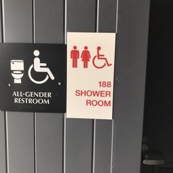 Hawaii Community College - Pālamanui - All Gender Restroom in the building next to the Cashier's Office.