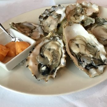 Crow's Nest - Oysters with Tabasco sorbet - French Near Me - Anchorage, Alaska