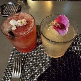 Cherry Blossom drink and currant drink Cherry Blossom drink and currant drink