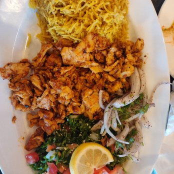Kabob Korner - Chicken Shawarma Platter Lunch Special - Indian Near Me - Houston, Texas Kabob Korner - Chicken Shawarma Platter Lunch Special - Indian Near Me - Houston, Texas