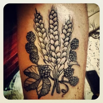 Exile Tattoo - Barley & hops... Brew on! - Tattoo Near Me - Olympia, Washington