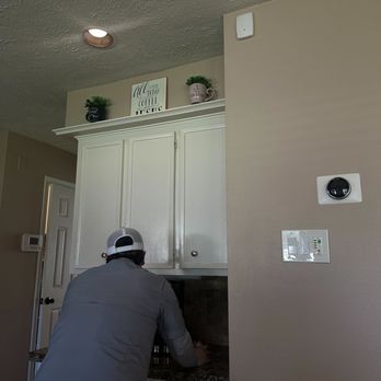 Sunbelt Inspections - One of our inspectors carefully checking the kitchen during a home inspection. Every detail matters! - Home Inspectors Near Me - Cypress, Texas Sunbelt Inspections - One of our inspectors carefully checking the kitchen during a home inspection. Every detail matters! - Home Inspectors Near Me - Cypress, Texas