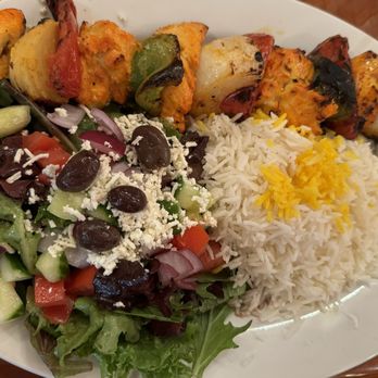 Panini Kabob Grill - Chicken Kabob Plate - Mediterranean Near Me - Irvine, California