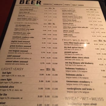 Yard House - Beer menu - New American Near Me - Denver, Colorado