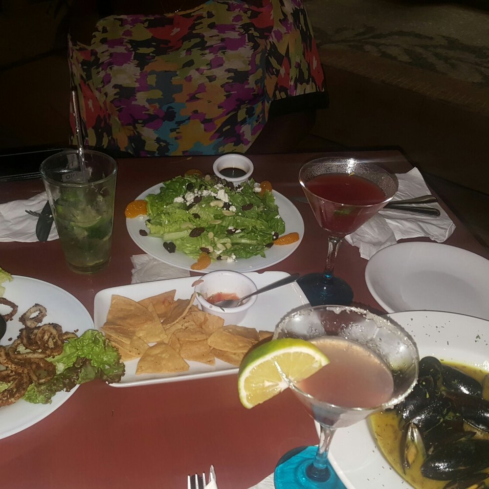 Mussels, calamari, salt rocktini, #yum #yum #yum