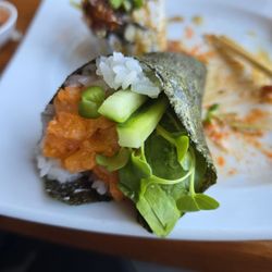 Tora Sushi Lounge - Spicy Salmon Hand Roll