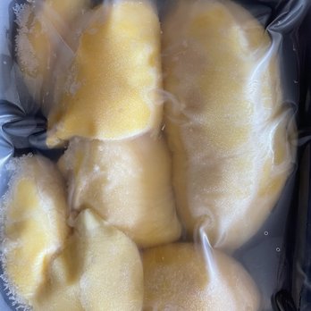 Costco - Malaysian Durian Pulp $24.99 as of 04/15/2022. After opening the package, it smells good and tastes good but the seed is super big. - Wholesale Stores Near Me - Honolulu, Hawaii Costco - Malaysian Durian Pulp $24.99 as of 04/15/2022. After opening the package, it smells good and tastes good but the seed is super big. - Wholesale Stores Near Me - Honolulu, Hawaii