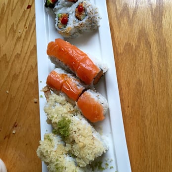 Mikado Japanese Restaurant - I forgot the names of the two sushis.. But the one on the bottom was the CRUNCHY ROLLS i was talking about.. Loooovvveee it!! - Japanese Near Me - Burlington, Ontario Mikado Japanese Restaurant - I forgot the names of the two sushis.. But the one on the bottom was the CRUNCHY ROLLS i was talking about.. Loooovvveee it!! - Japanese Near Me - Burlington, Ontario