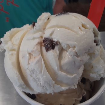 Grassroots Ice Cream - 7/28/24 rum raisin on top of cannoli - Ice Cream & Frozen Yogurt Near Me - Granby, Connecticut Grassroots Ice Cream - 7/28/24 rum raisin on top of cannoli - Ice Cream & Frozen Yogurt Near Me - Granby, Connecticut