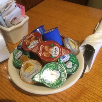 Crispy Waffle - Selection of creamers - Breakfast & Brunch Near Me - Shorewood, Illinois
