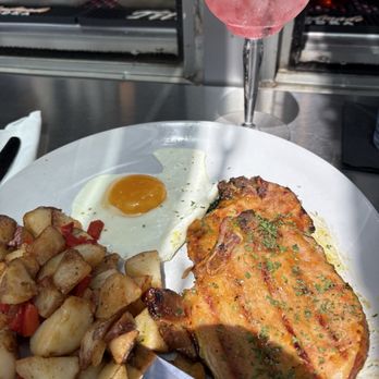 Market On Main - Applewood smoked pork chop special and passion fruit sangria - Specialty Food Near Me - Columbia, South Carolina Market On Main - Applewood smoked pork chop special and passion fruit sangria - Specialty Food Near Me - Columbia, South Carolina