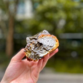Bibble & Sip - Black Sesame Walnut Cream Puff - Coffee & Tea Near Me - New York, New York Bibble & Sip - Black Sesame Walnut Cream Puff - Coffee & Tea Near Me - New York, New York