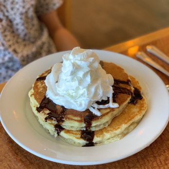 Goody's Eatery - Peanut Butter Cup pancakes (2) - American Near Me - Westminster, Colorado Goody's Eatery - Peanut Butter Cup pancakes (2) - American Near Me - Westminster, Colorado